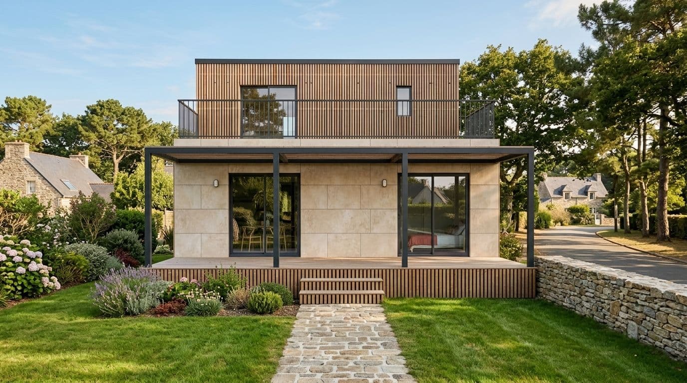 Terrain de 613 m² à Fouesnant - photo 1