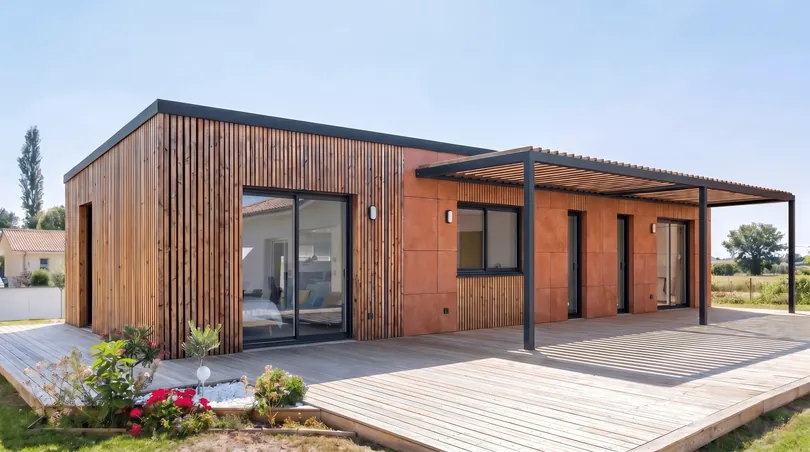 Maison Greenkub M100C, 100 m², carrée