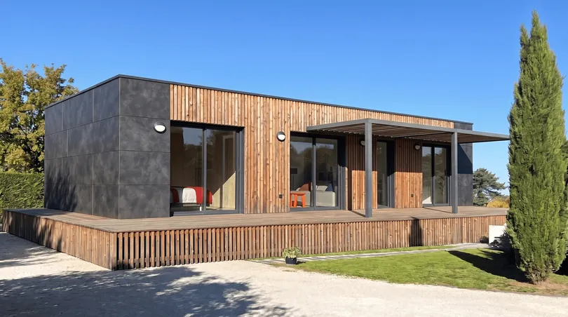 Maison Greenkub M80R, 80 m², traversante