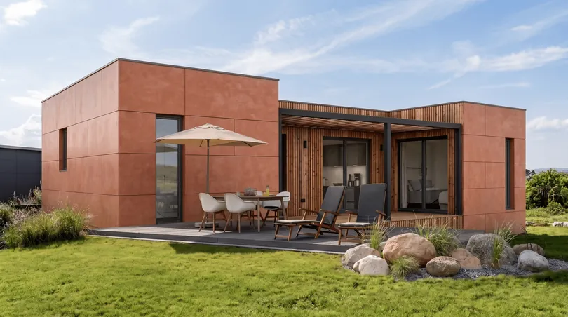 Maison Greenkub M80U, 80 m², avec patio
