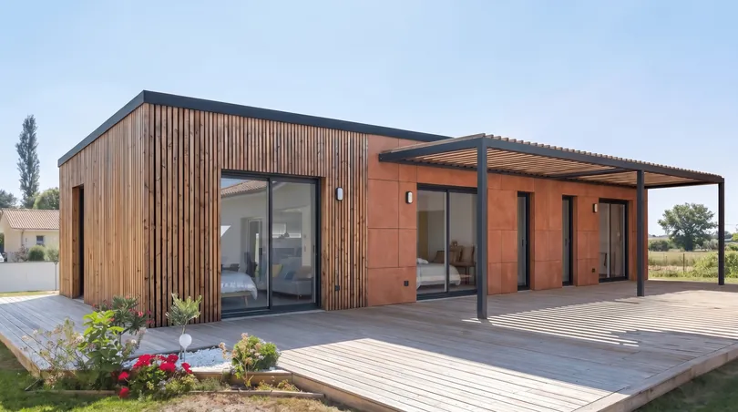 Maison Greenkub M90R, 90 m², traversante