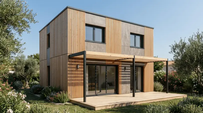 Maison Greenkub M90T, 90 m², à étage